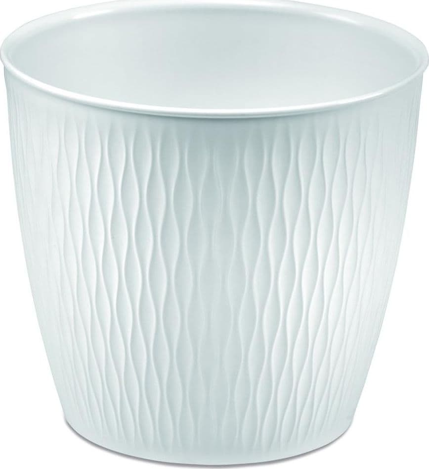 VASO TONDO 'LIBERTY' ø 20 x h.19 - bianco -- DF 6126661 in prodotto EuroStore07 - Alatri, commercioVirtuoso.it