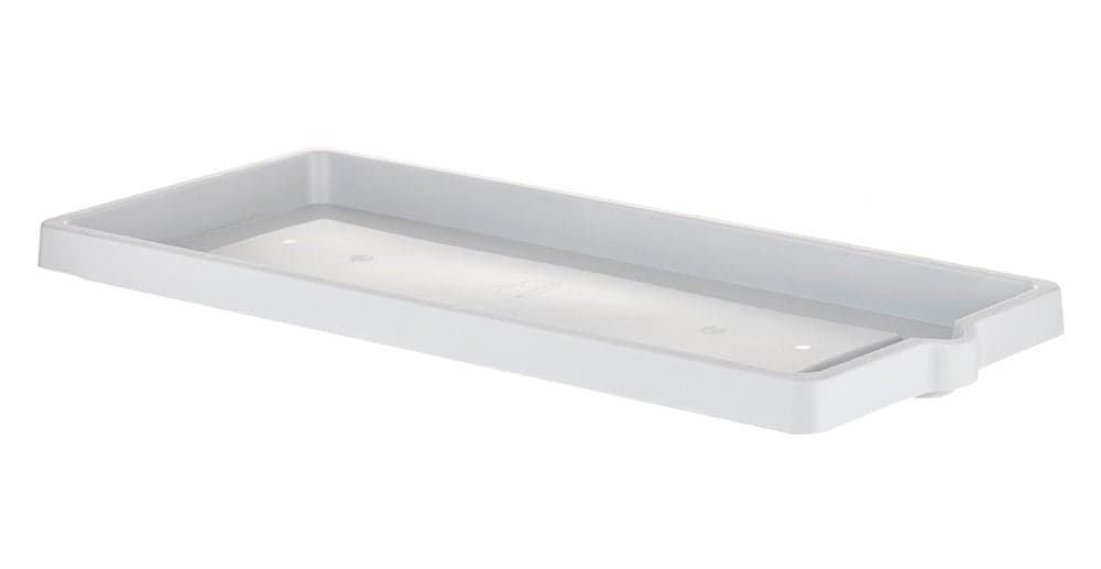 SOTTOVASO PER FIORIERA RETTANGOLARE CM 75 x 33,5 x 4,5 - GHIACCIO - DF 612811 in prodotto EuroStore07 - Alatri, commercioVirtuoso.it