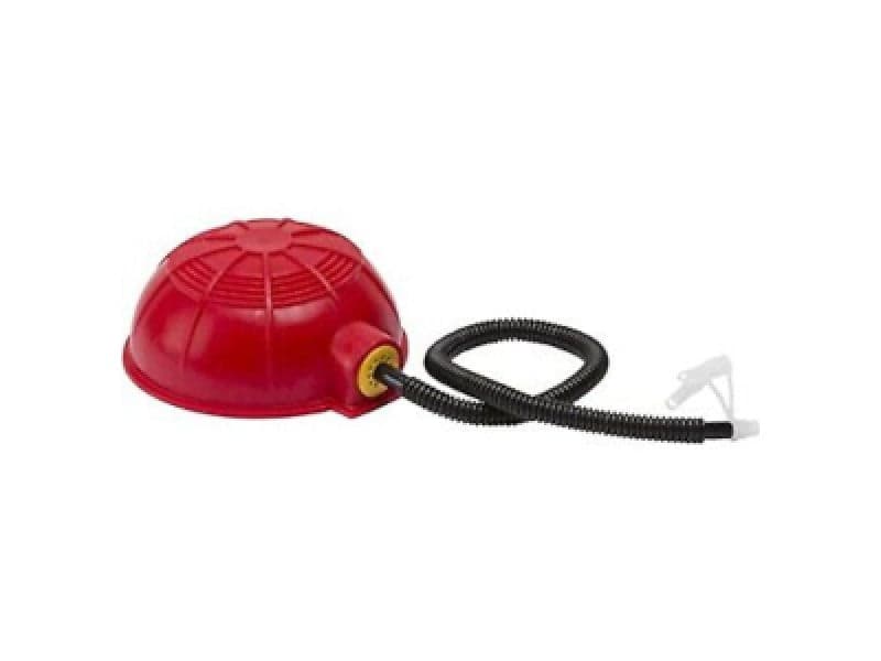 GONFIATORE A PEDALE DA 1.5 LT IN GOMMA CON 3 BECCUCCI DIAM 19 CM in prodotto EuroStore07 - Alatri, commercioVirtuoso.it