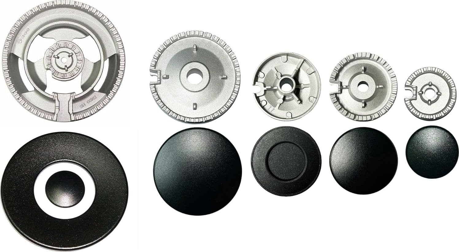 KIT 5 FUOCHI BRUCIATORI+ SPARTIFIAMMA OPACHI NERI CUCINA/PIANO BEKO 223244072 - in prodotto EuroStore07 - Alatri, commercioVirtuoso.it