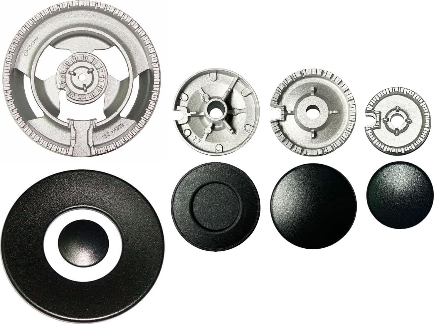 KIT 4 FUOCHI BRUCIATORI+ SPARTIFIAMMA OPACHI NERI CUCINA/PIANO BEKO 223244071- in prodotto EuroStore07 - Alatri, commercioVirtuoso.it