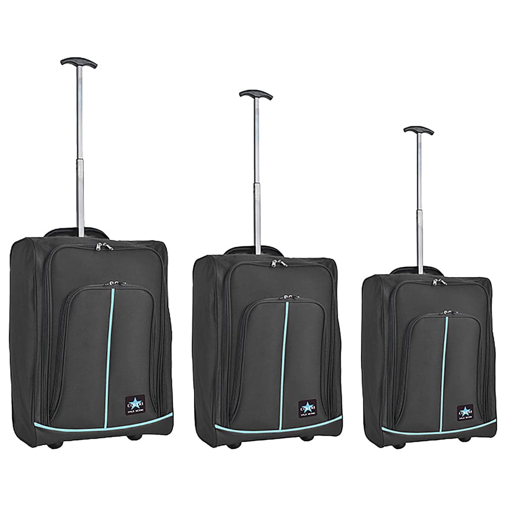 Set 3 Valigie Morbide Trolley da Viaggio Bagaglio a Mano con Ruote h50-55-60 cm in Set di valigie Danyx - Casoria, commercioVirtuoso.it