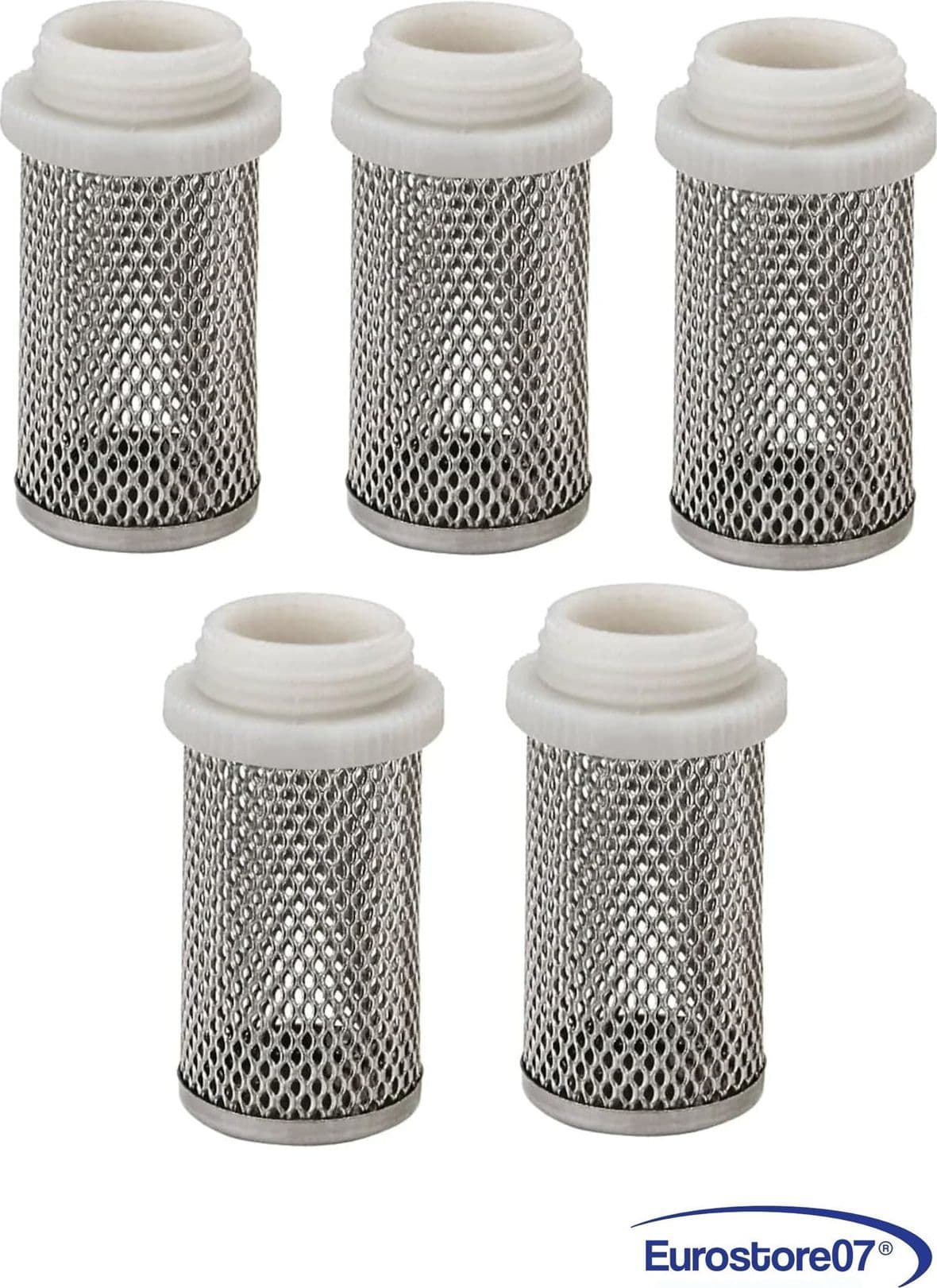 FILTRO IN ACCIAIO INOX PER VALVOLE DI RITEGNO E FONDO ART.102 M 1/2" PZ 5