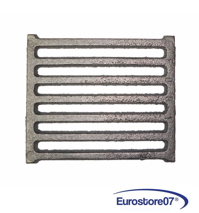 GRIGLIA IN GHISA PER CUCINA A LEGNA - CAMINETTO - BARBECUE CENERE 136 x 116 mm.
