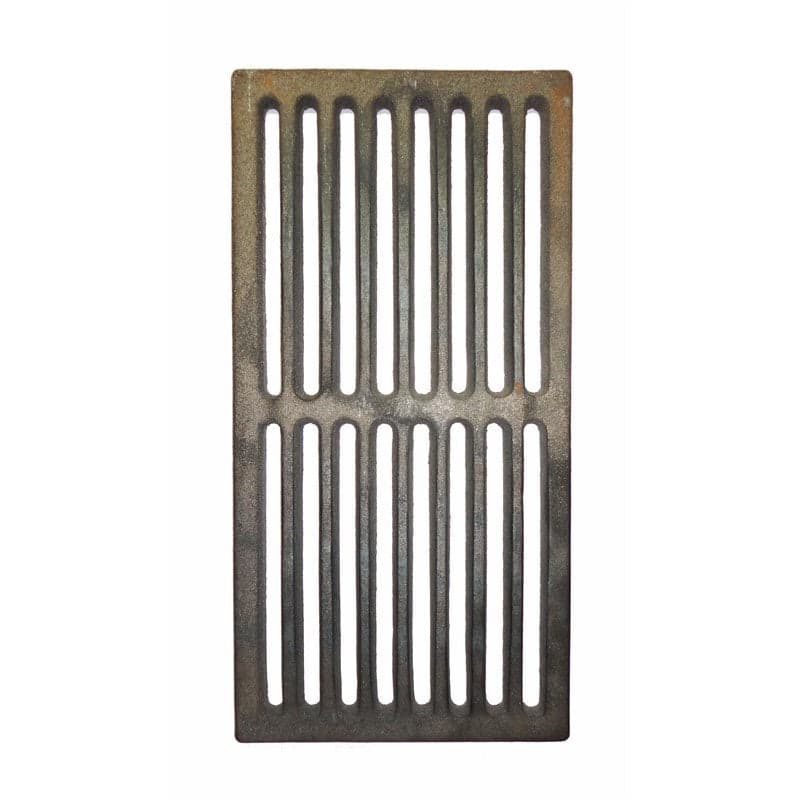 GRIGLIA IN GHISA PER CUCINA A LEGNA - CAMINETTO - BARBECUE CENERE 400 x 202 mm. in prodotto EuroStore07 - Alatri, commercioVirtuoso.it
