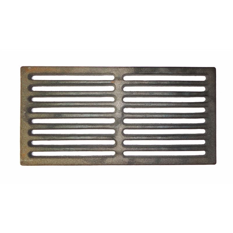 GRIGLIA IN GHISA PER CUCINA A LEGNA - CAMINETTO - BARBECUE CENERE 360 x 220 mm. in prodotto EuroStore07 - Alatri, commercioVirtuoso.it