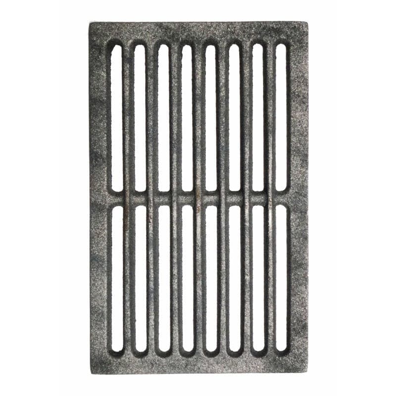 GRIGLIA IN GHISA PER CUCINA A LEGNA - CAMINETTO - BARBECUE CENERE 360 x 220 mm. in prodotto EuroStore07 - Alatri, commercioVirtuoso.it
