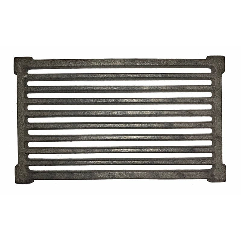 GRIGLIA IN GHISA PER CUCINA A LEGNA - CAMINETTO - BARBECUE CENERE 370 x 220 mm. in prodotto EuroStore07 - Alatri, commercioVirtuoso.it
