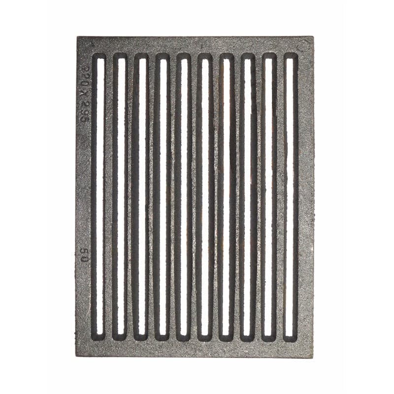 GRIGLIA IN GHISA PER CUCINA A LEGNA - CAMINETTO - BARBECUE CENERE 295 x 220 mm. in prodotto EuroStore07 - Alatri, commercioVirtuoso.it