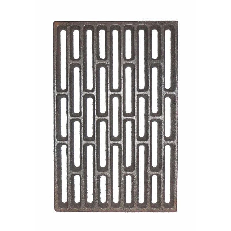 GRIGLIA IN GHISA PER CUCINA A LEGNA - CAMINETTO - BARBECUE CENERE 202 x 309 mm. in prodotto EuroStore07 - Alatri, commercioVirtuoso.it