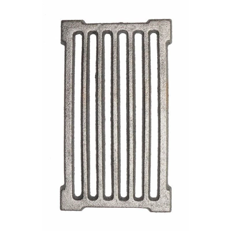 GRIGLIA IN GHISA PER CUCINA A LEGNA - CAMINETTO - BARBECUE CENERE 250 x 147 mm. in prodotto EuroStore07 - Alatri, commercioVirtuoso.it