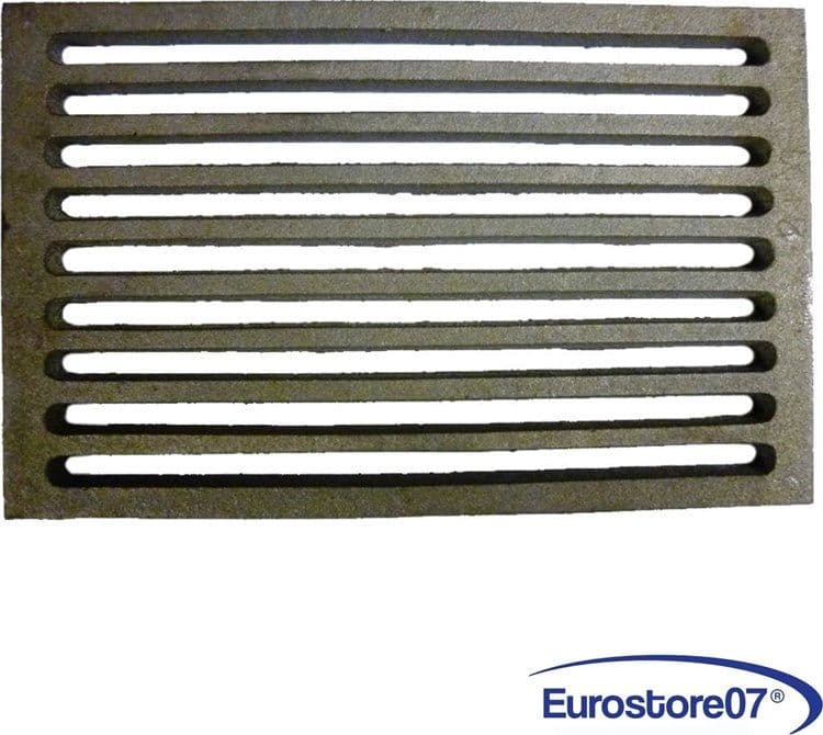 GRIGLIA IN GHISA PER CUCINA A LEGNA - CAMINETTO - BARBECUE CENERE 220 x 120 mm.
