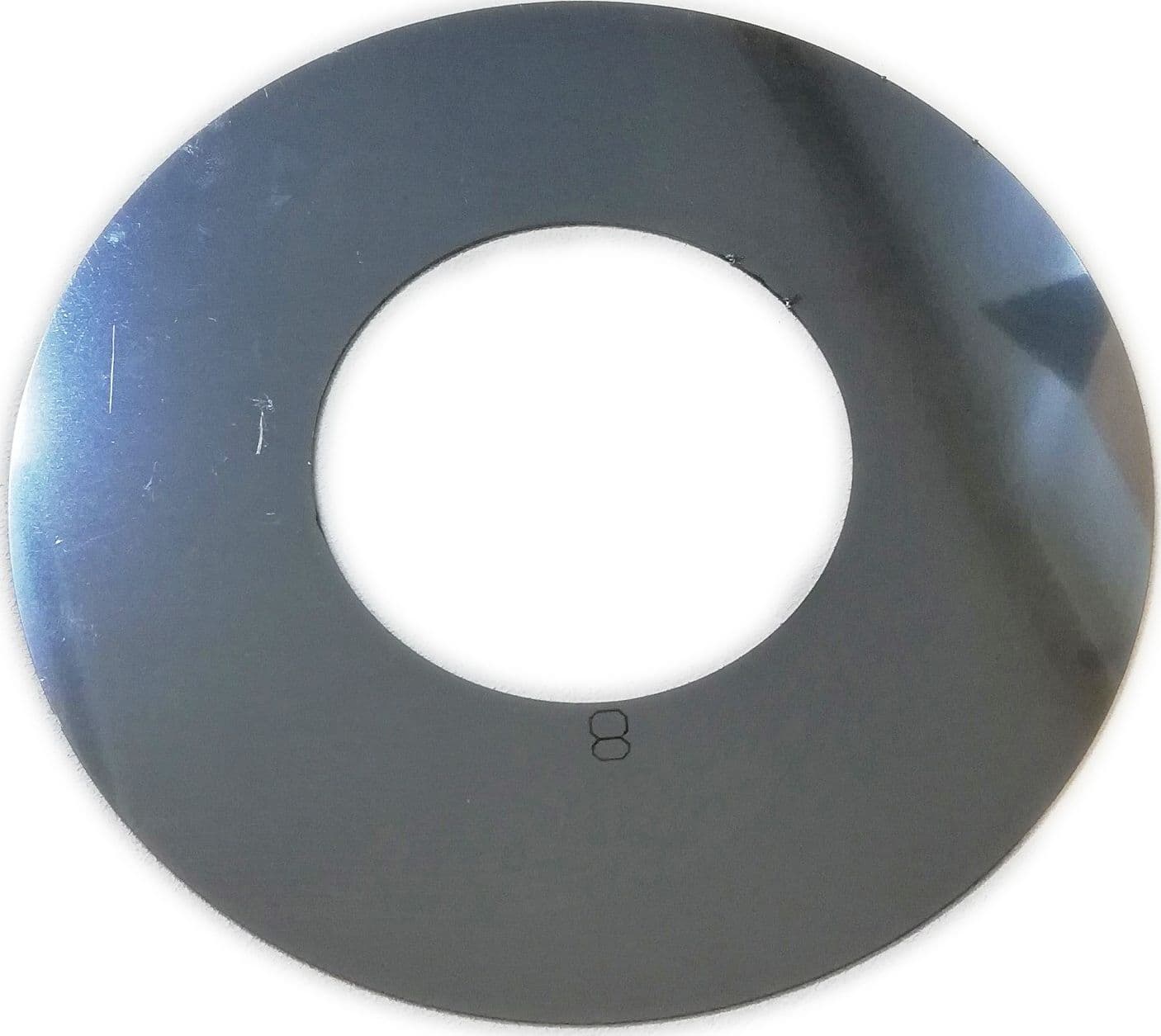 Rosone placca circolare inox spessore 5 decimi AISI 304