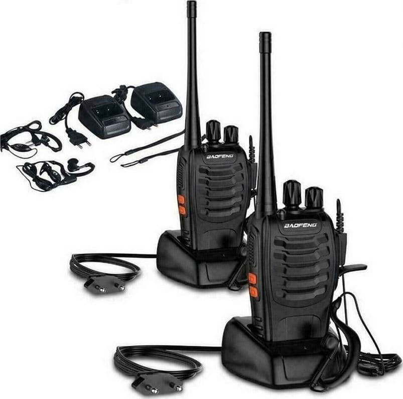 COPPIA RICETRASMITTENTE WALKIE TALKIE PORTATILE 16 CANALI 3.7 V 400 - 470 MHZ in Ricetrasmettitori Trade Shop italia - Napoli, commercioVirtuoso.it