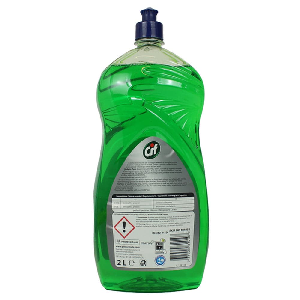 6x2 Litri Cif Detersivo Manuale per Piatti Professionale Sgrassante Contro Unto in Detersivo liquido Esplodia - Napoli, commercioVirtuoso.it