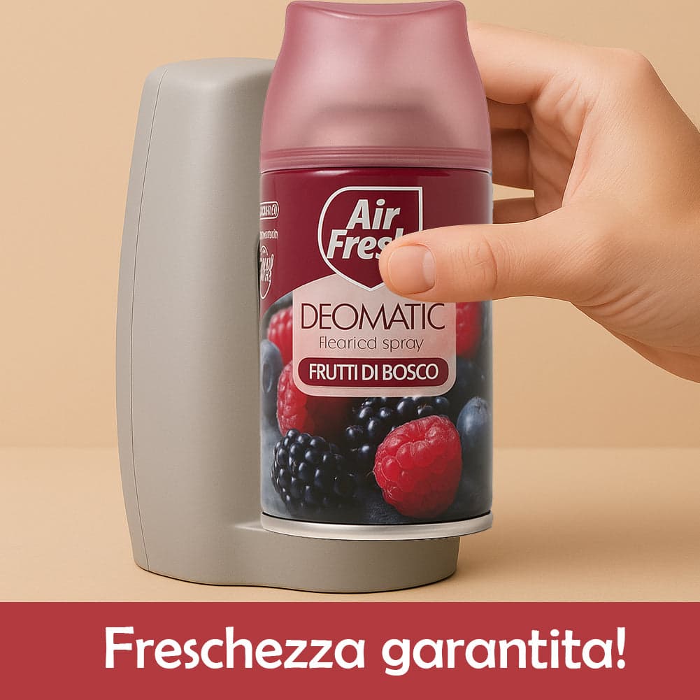 Air Fresh Deomatic Ricariche Profumatore Ambiente 6x250ml Spray Fiori di Bosco Antiodore in Spray profumati per la stanza Danyx - Casoria, commercioVirtuoso.it