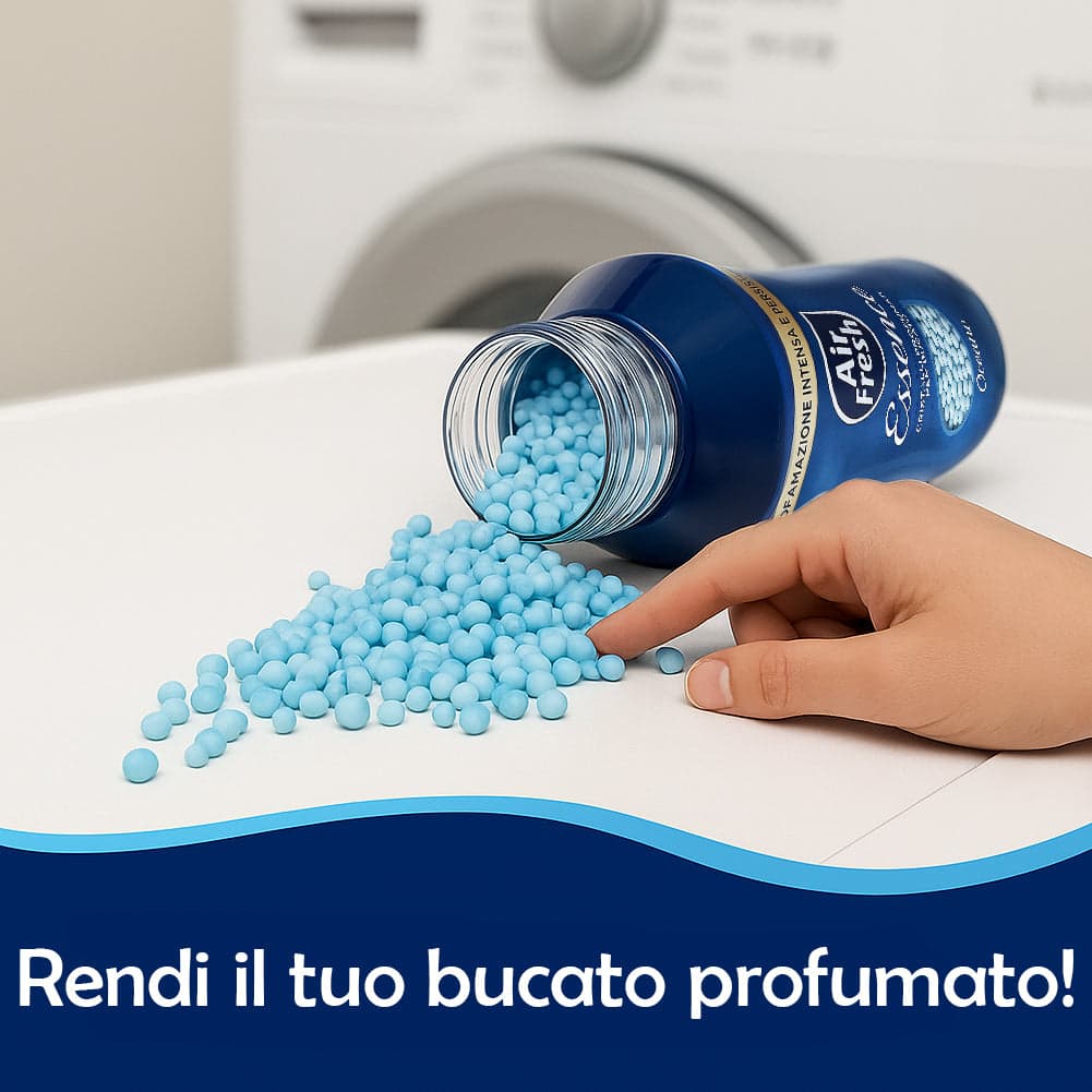 Air Fresh Cristalli Profumati Bucato e Aspirapolvere 6x275gr Fragranza Intensa Oceano in Sacchetti profumati Danyx - Casoria, commercioVirtuoso.it