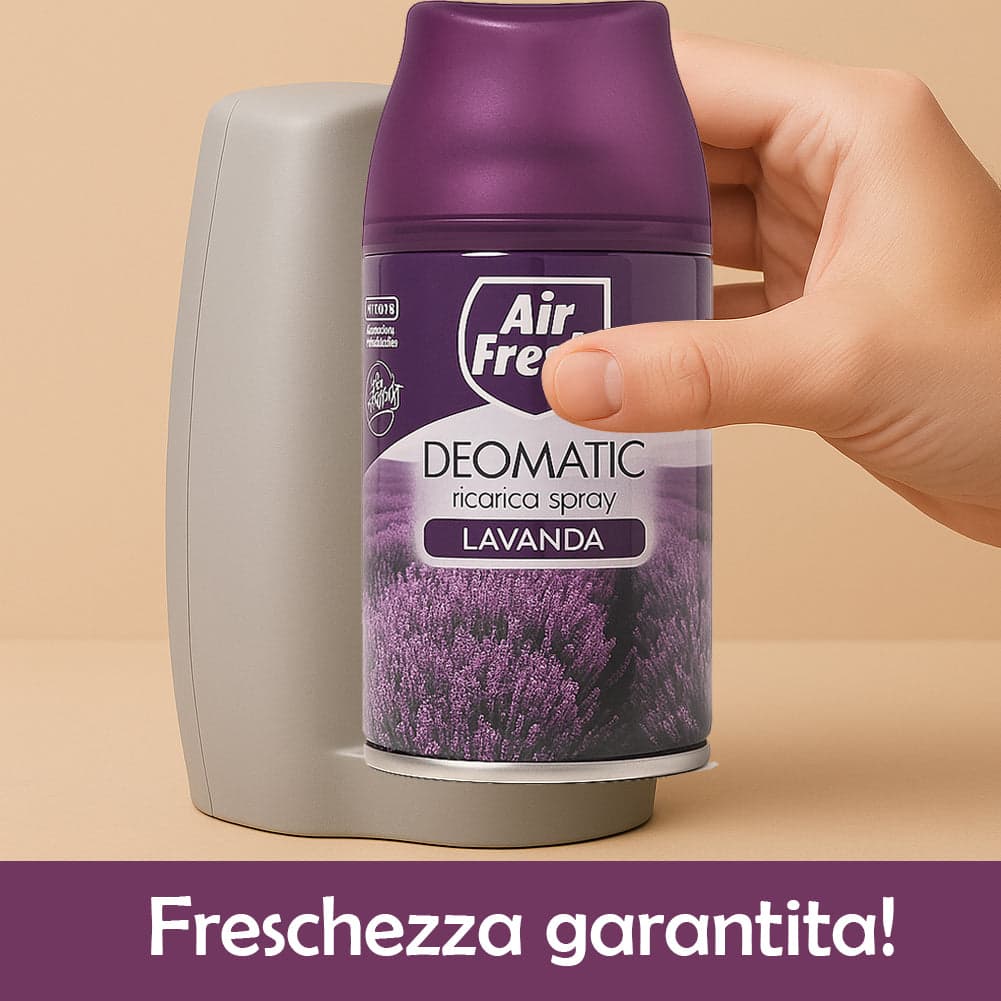 Air Fresh Deomatic Ricariche Profumatore Ambiente 6x250ml Spray Lavanda Antiodore in Spray profumati per la stanza Danyx - Casoria, commercioVirtuoso.it