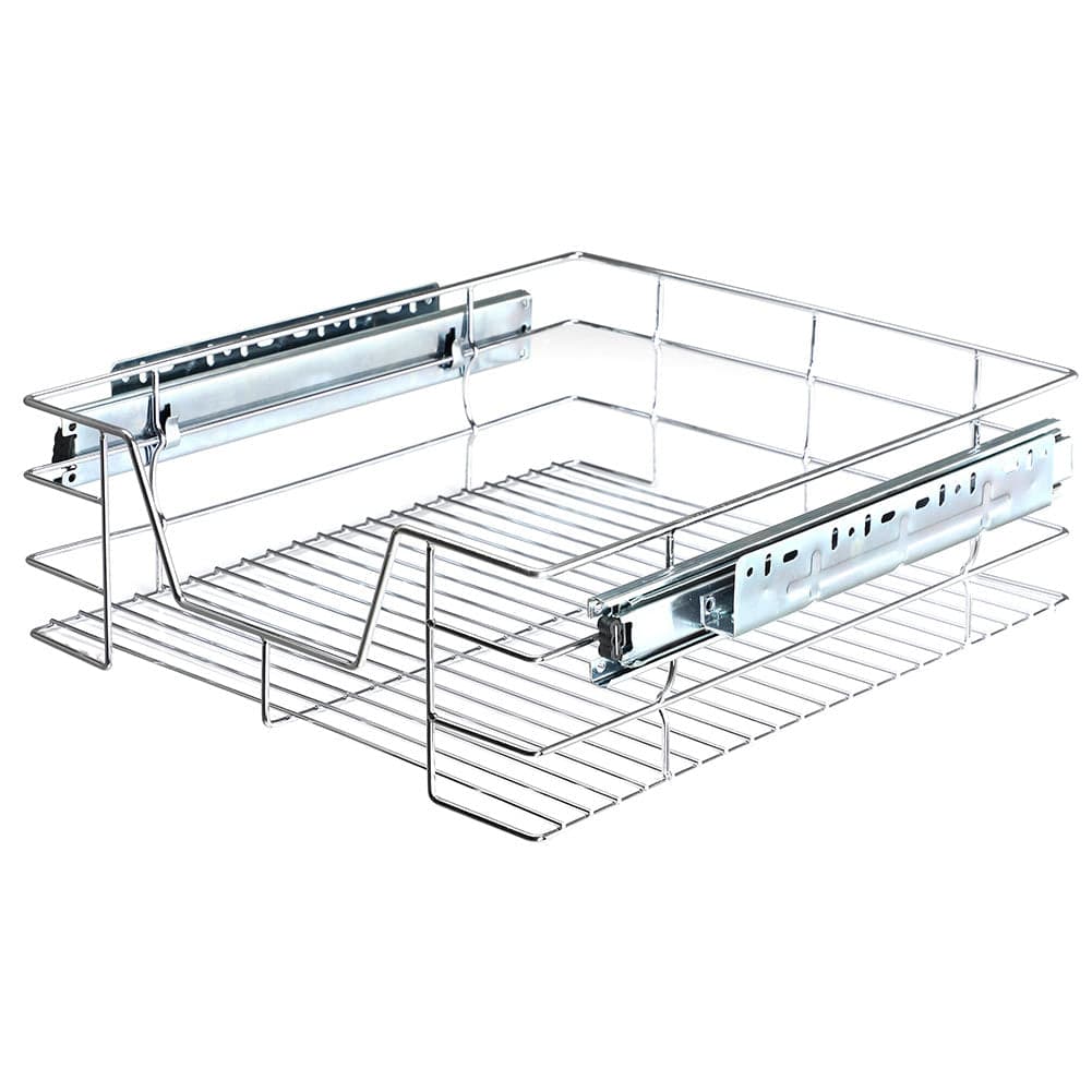 Cassetto Telescopico Cucina 50cm Cestello Acciaio Estraibile Organizer Salvaspazio in Compartimenti per mobili Danyx - Casoria, commercioVirtuoso.it