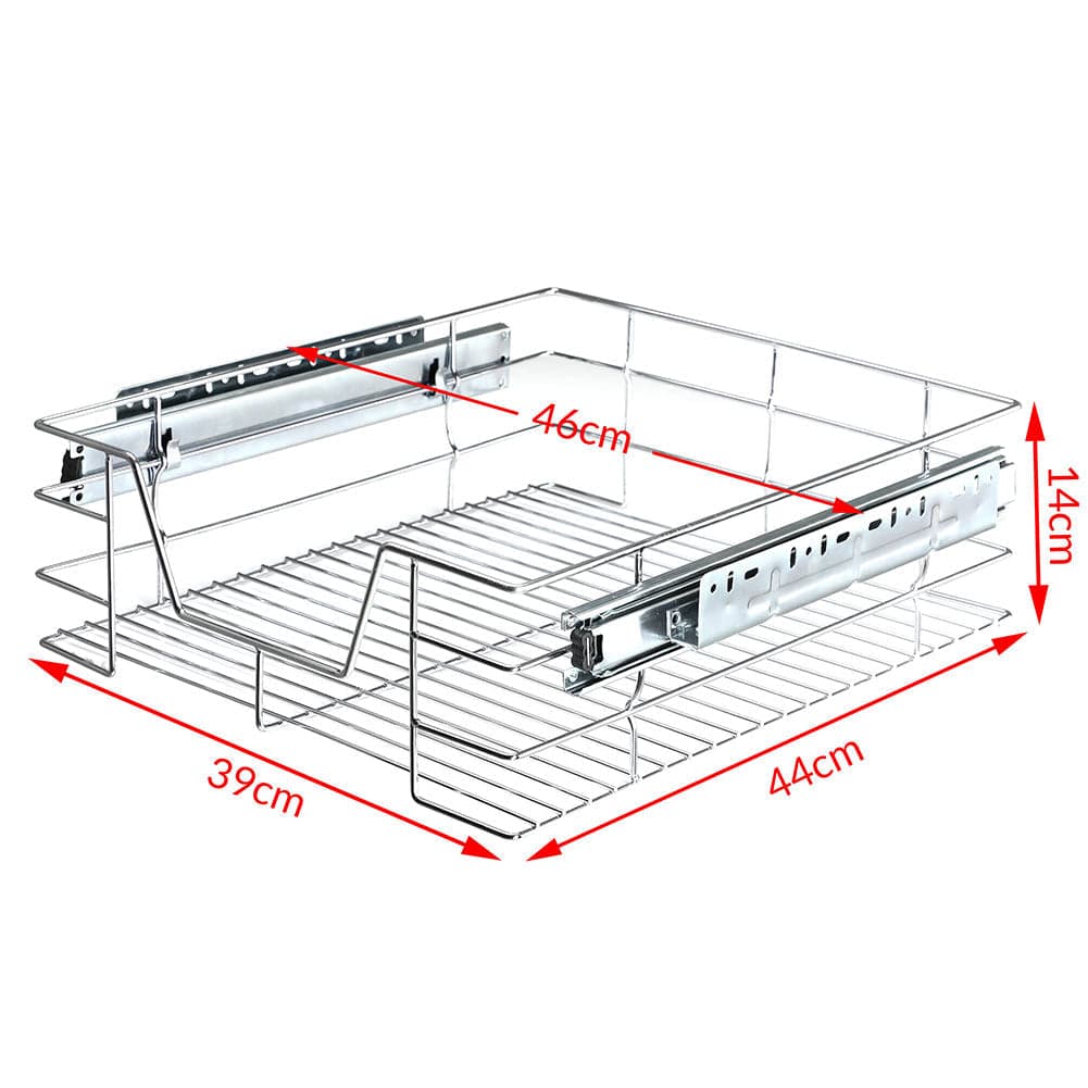 Cassetto Telescopico Cucina 50cm Cestello Acciaio Estraibile Organizer Salvaspazio in Compartimenti per mobili Danyx - Casoria, commercioVirtuoso.it