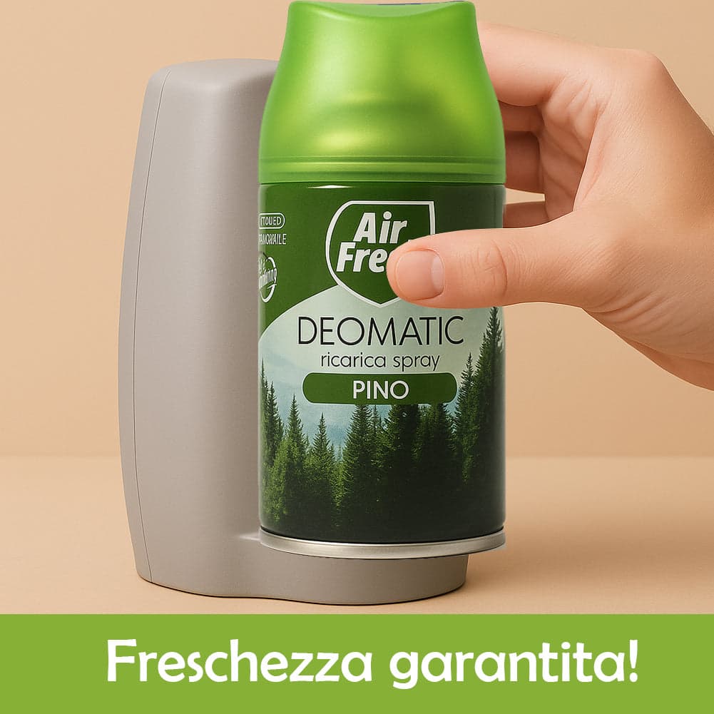 Air Fresh Deomatic Ricariche Profumatore Ambiente 6x250ml Spray Pino Antiodore in Spray profumati per la stanza Danyx - Casoria, commercioVirtuoso.it