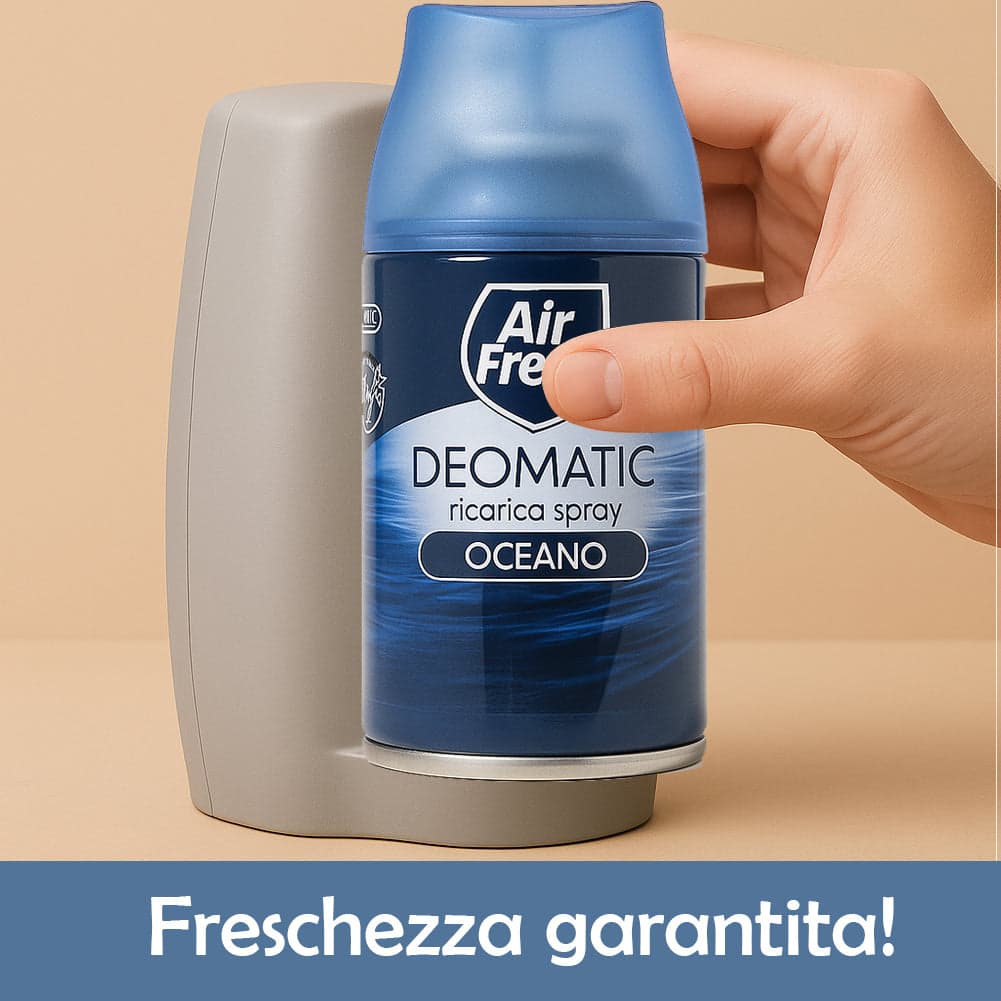 Air Fresh Deomatic Ricariche Profumatore Ambiente 6x250ml Spray Oceano Antiodore in Spray profumati per la stanza Danyx - Casoria, commercioVirtuoso.it