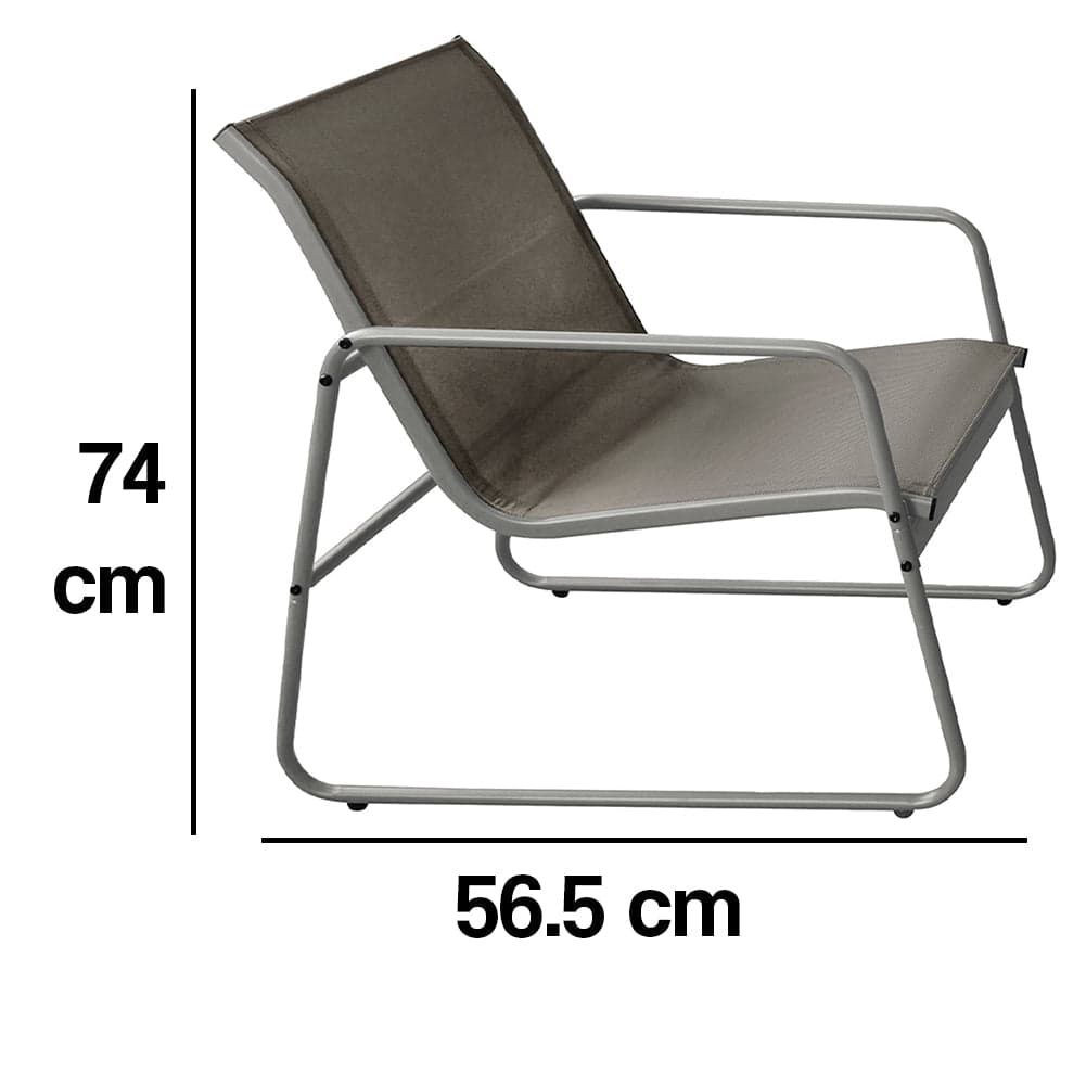 Salotto da Giardino con 2 Sedie Divano e Tavolino Acciaio Resistente Esterno Grigio in Tavoli da picnic Danyx - Casoria, commercioVirtuoso.it