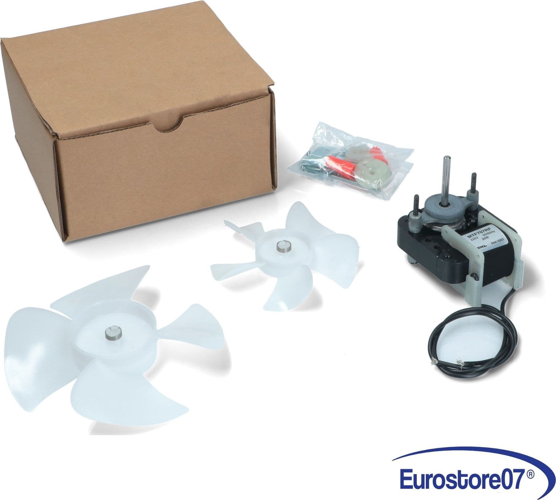 MOTORE + VENTILATORE FRIGORIFERO MOLTE MARCHE ALBERO DIAM MM 4 X 34