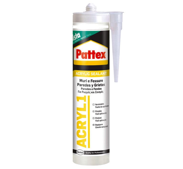 PATTEX SIGILLANTE SISTA ACRYL1 COLORATO GRIGIO -- PZ 5 in prodotto EuroStore07 - Alatri, commercioVirtuoso.it