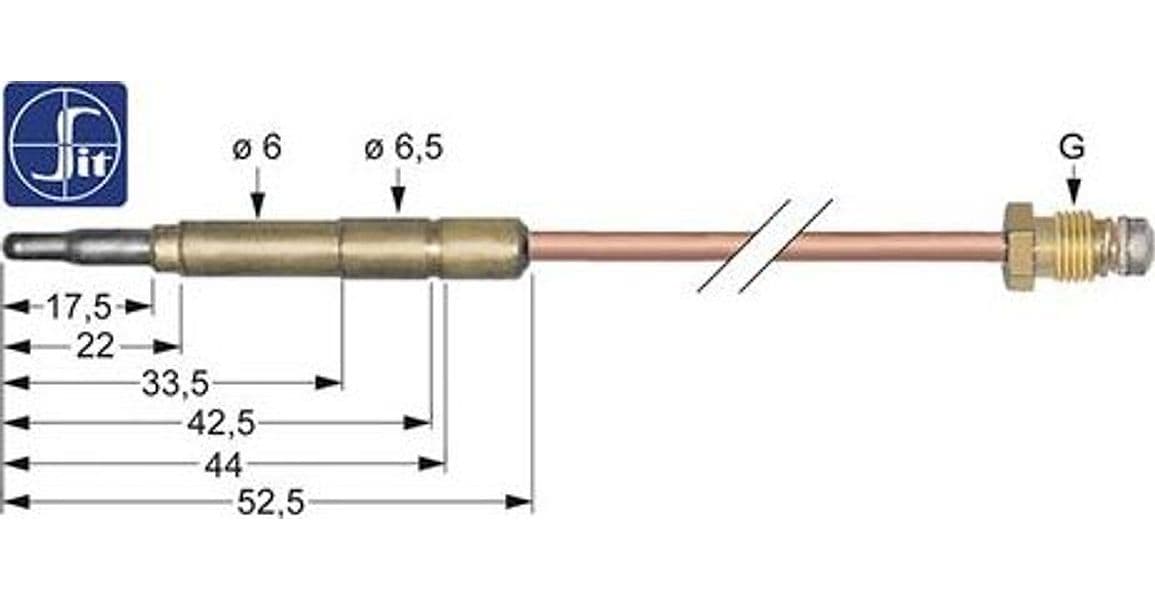 TERMOCOPPIA PER APPARECCHI A GAS SIT 2100683 M10x1 600 mm in prodotto EuroStore07 - Alatri, commercioVirtuoso.it
