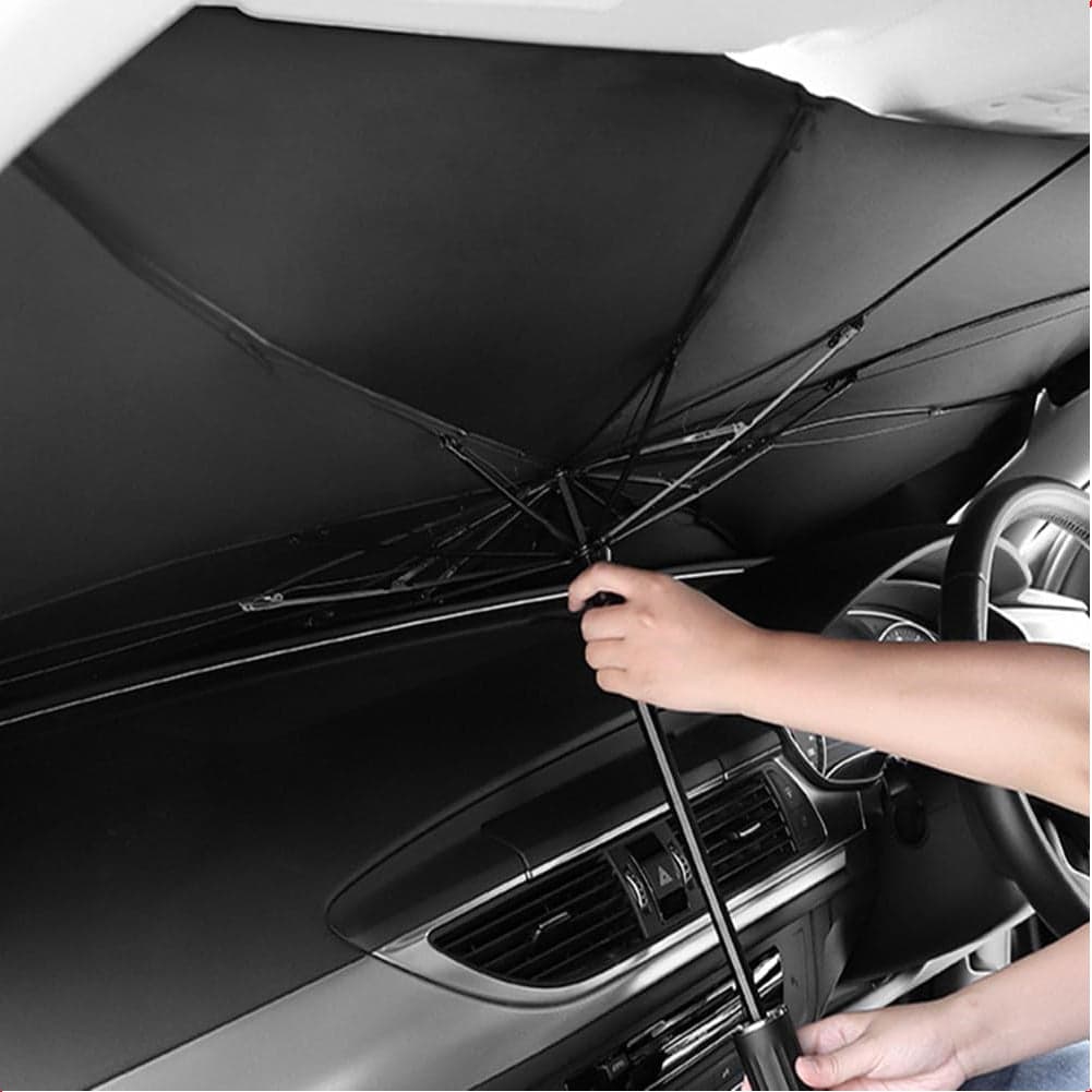 Parasole Auto Protezione Solare Anteriore per Auto Apertura a Ombrello Salvaspazio in Parabrezza Danyx - Casoria, commercioVirtuoso.it