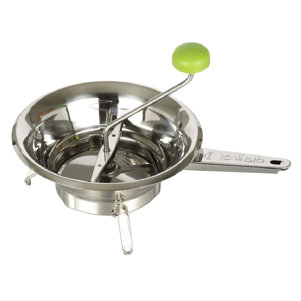 Passaverdure Acciaio Inox 24cm con 2 Dischi Intercambiabili Lavabile in Lavastoviglie in Passaverdura Danyx - Casoria, commercioVirtuoso.it