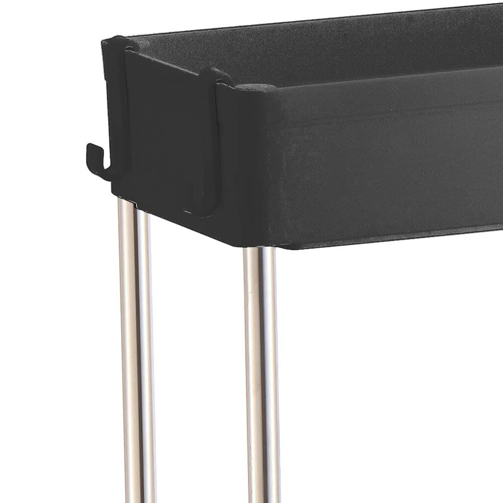 Carrellino Cucina Bagno Slim Salvaspazio 40x13.5 H 85cm Carrello Porta Tutto Nero in Carrelli porta oggetti Danyx - Casoria, commercioVirtuoso.it