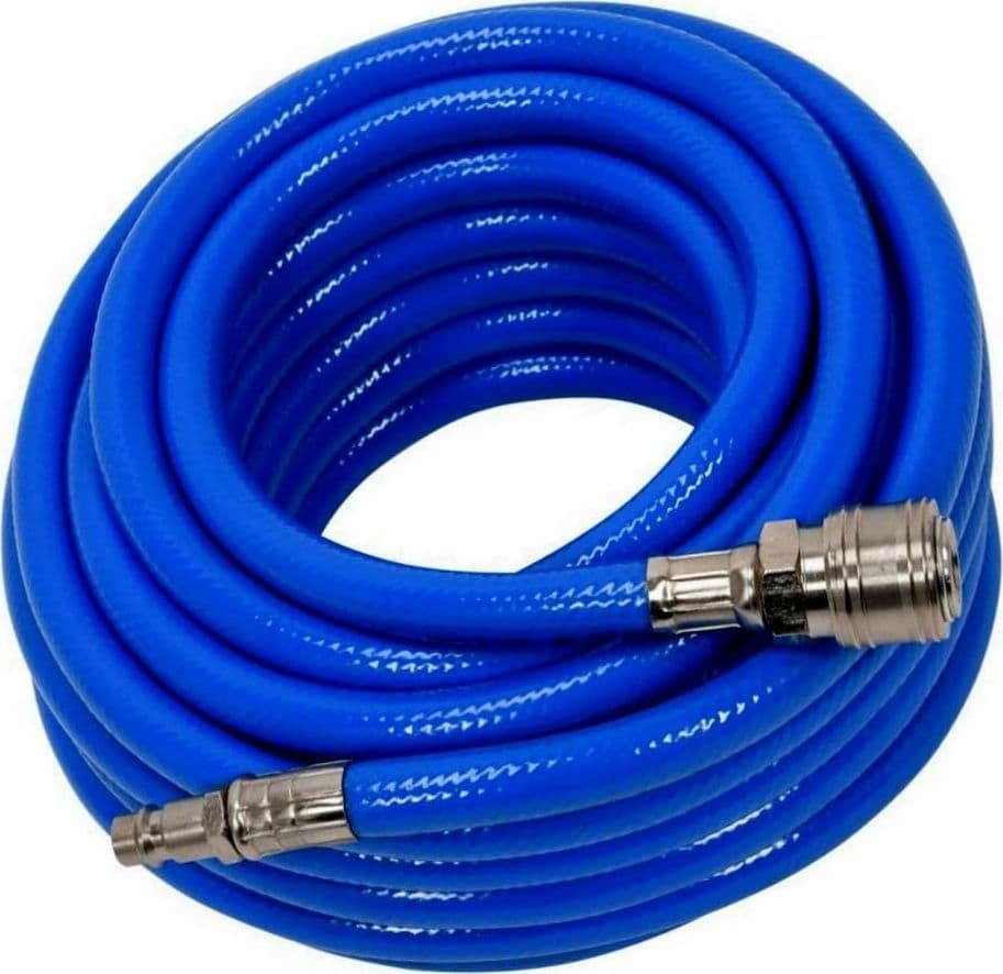 TUBO ARIA COMPRESSA FLESSIBILE PER COMPRESSORE 12 METRI RACCORDO RAPIDO 1/4″ in Tubi per aria compressa Trade Shop italia - Napoli, commercioVirtuoso.it
