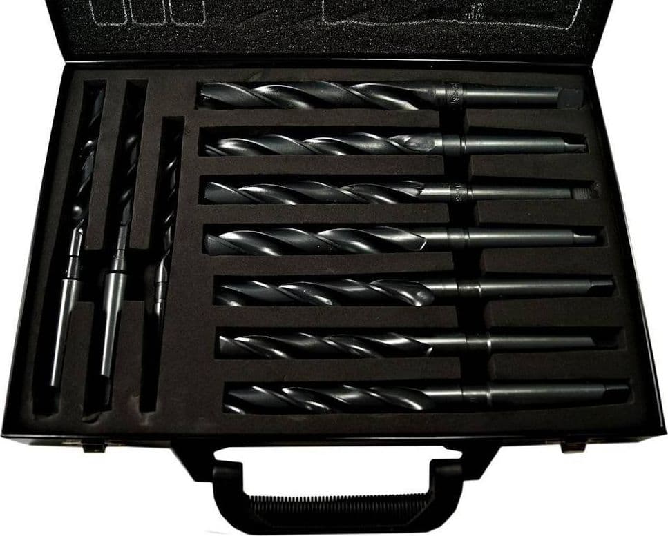 SET 10 PUNTE ELICOIDALE DA 14 A 23 MM FRESE FERRO LEGNO PER TRAPANO IN VALIGETTA in Set punte per trapani Trade Shop italia - Napoli, commercioVirtuoso.it