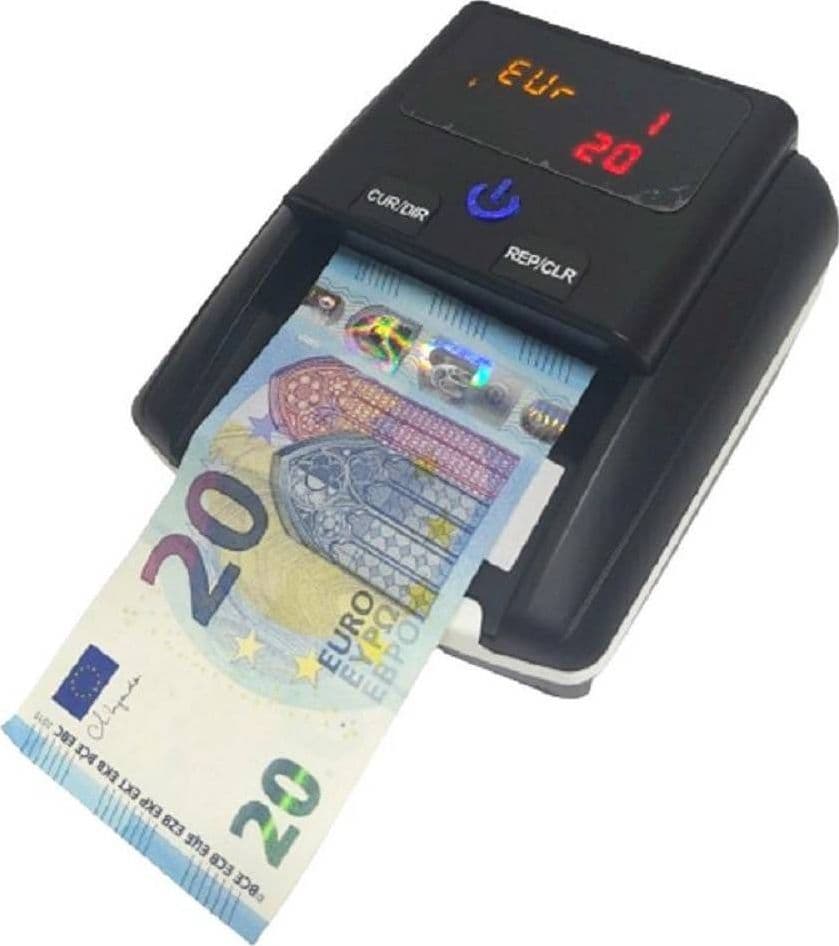 RILEVATORE CONTA BANCONOTE FALSE VERIFICA SOLDI FALSI NERO CON BATTERIA AL LITIO in Contabanconote Trade Shop italia - Napoli, commercioVirtuoso.it
