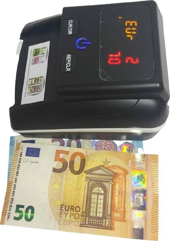 RILEVATORE CONTA BANCONOTE FALSE VERIFICA SOLDI FALSI NERO CON BATTERIA AL LITIO in Contabanconote Trade Shop italia - Napoli, commercioVirtuoso.it