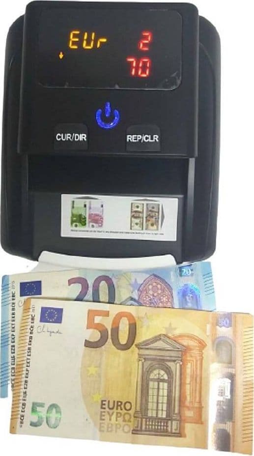 RILEVATORE CONTA BANCONOTE FALSE VERIFICA SOLDI FALSI NERO CON BATTERIA AL LITIO in Contabanconote Trade Shop italia - Napoli, commercioVirtuoso.it