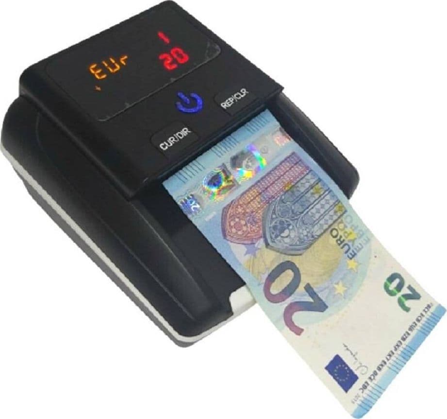 RILEVATORE CONTA BANCONOTE FALSE VERIFICA SOLDI FALSI NERO CON BATTERIA AL LITIO in Contabanconote Trade Shop italia - Napoli, commercioVirtuoso.it