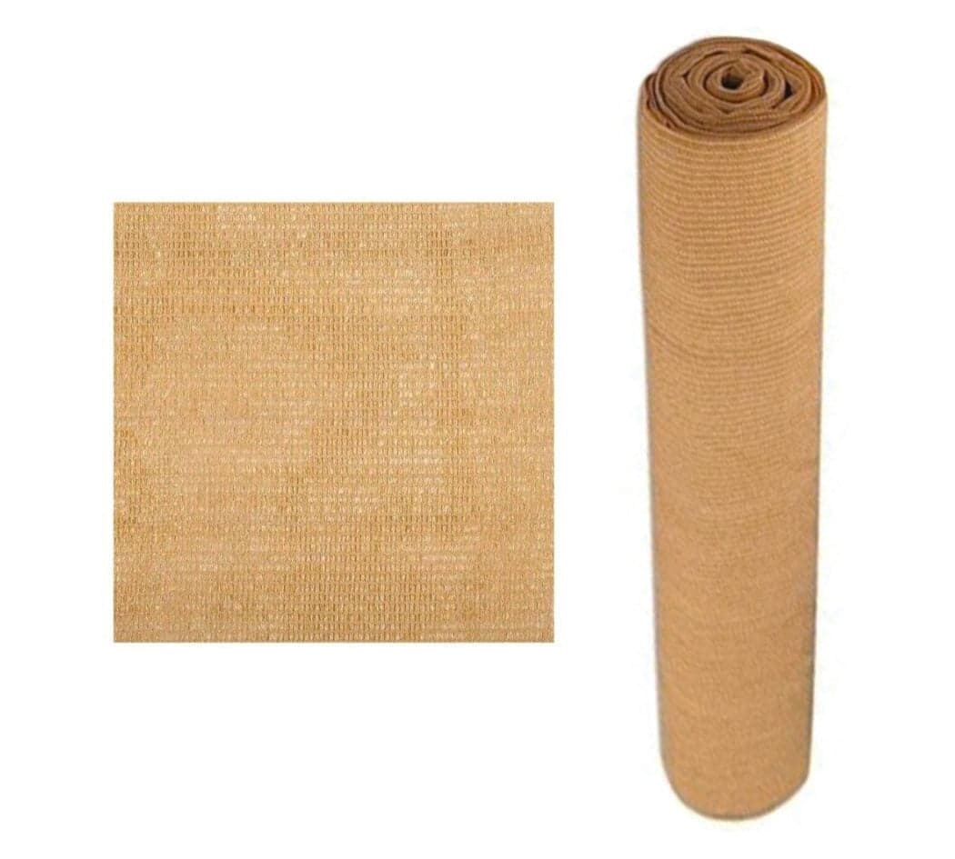RETE OMBREGGIANTE PER BALCONI IN HDPE BEIGE - mt.0,70h. rot. mt.20 FER 459976 in prodotto EuroStore07 - Alatri, commercioVirtuoso.it