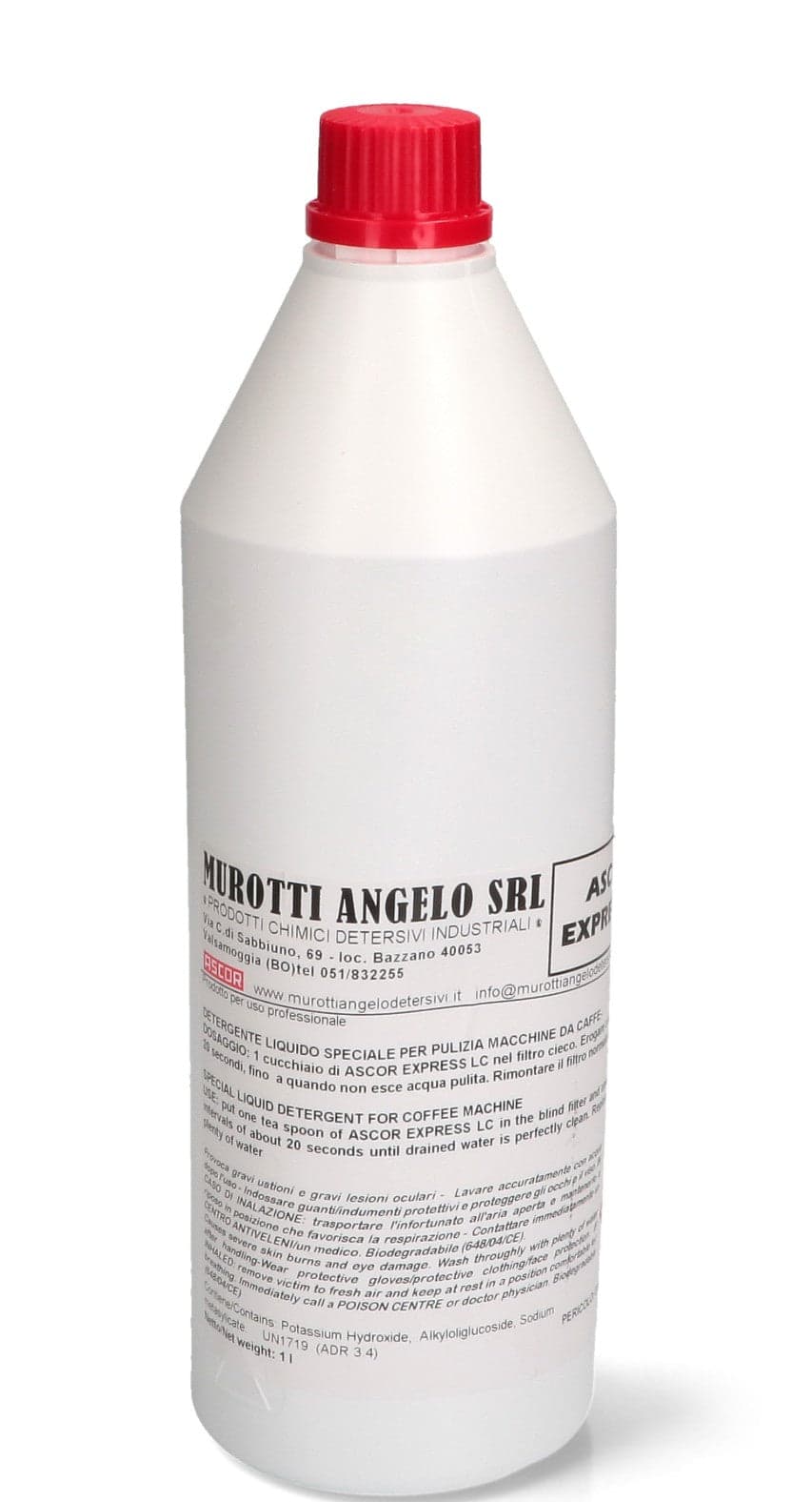 DETERGENTE MACCHINA CAFFÈ EXPRESS 1 L ASCOR PROFESSIONALE in prodotto EuroStore07 - Alatri, commercioVirtuoso.it