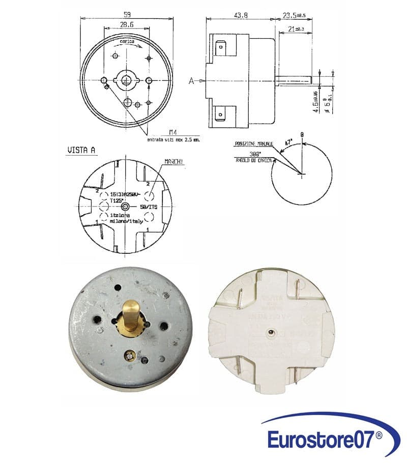 LOFRA TIMER CONTAMINUTI  MECCANICO OROLOGIO FORNO CUCINA 4 CONTATTI 120 MINUTI in prodotto EuroStore07 - Alatri, commercioVirtuoso.it