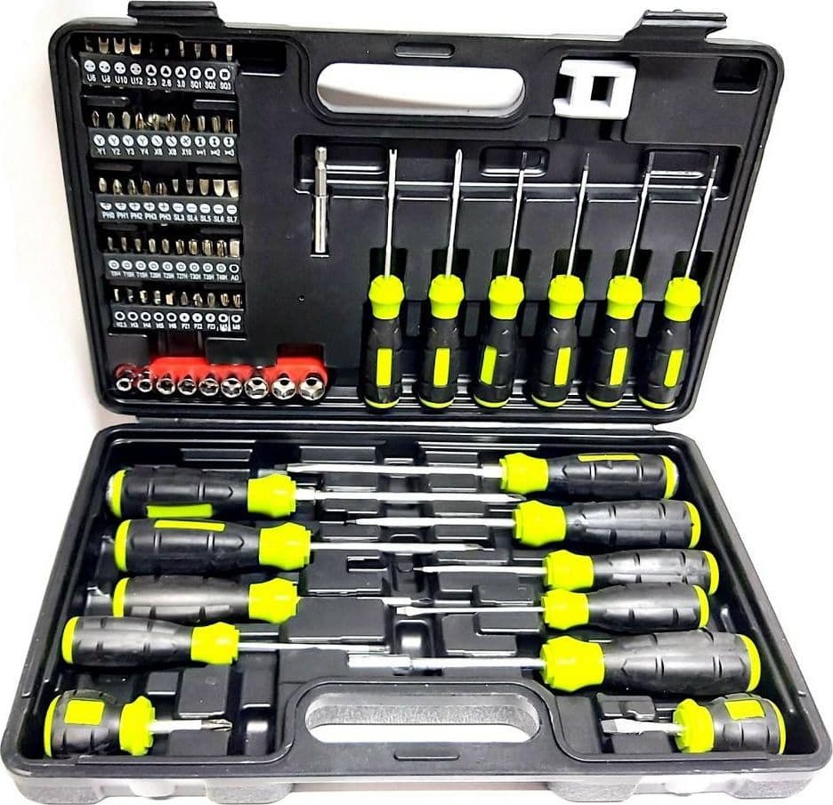 SET VALIGIA BUSSOLE CACCIAVITI CACCIAVITE INSERTI 78 PZ A TAGLIO CROCE TORX Y U in Set cacciaviti Trade Shop italia - Napoli, commercioVirtuoso.it