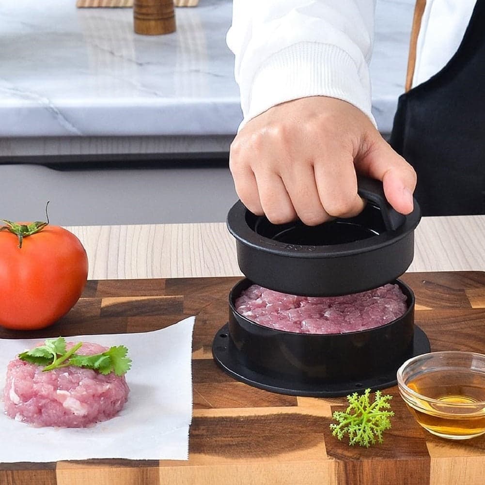 Pressa Hamburger 5 pezzi Antiaderente per Burger Ripieni e Classici Facile e Funzionale in Batticarne Danyx - Casoria, commercioVirtuoso.it