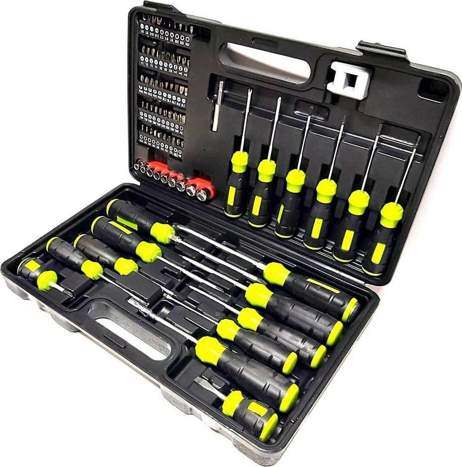 SET VALIGIA BUSSOLE CACCIAVITI CACCIAVITE INSERTI 78 PZ A TAGLIO CROCE TORX Y U in Set cacciaviti Trade Shop italia - Napoli, commercioVirtuoso.it