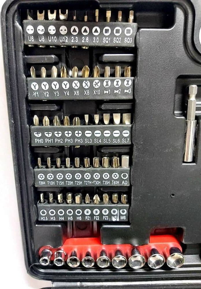 SET VALIGIA BUSSOLE CACCIAVITI CACCIAVITE INSERTI 78 PZ A TAGLIO CROCE TORX Y U in Set cacciaviti Trade Shop italia - Napoli, commercioVirtuoso.it