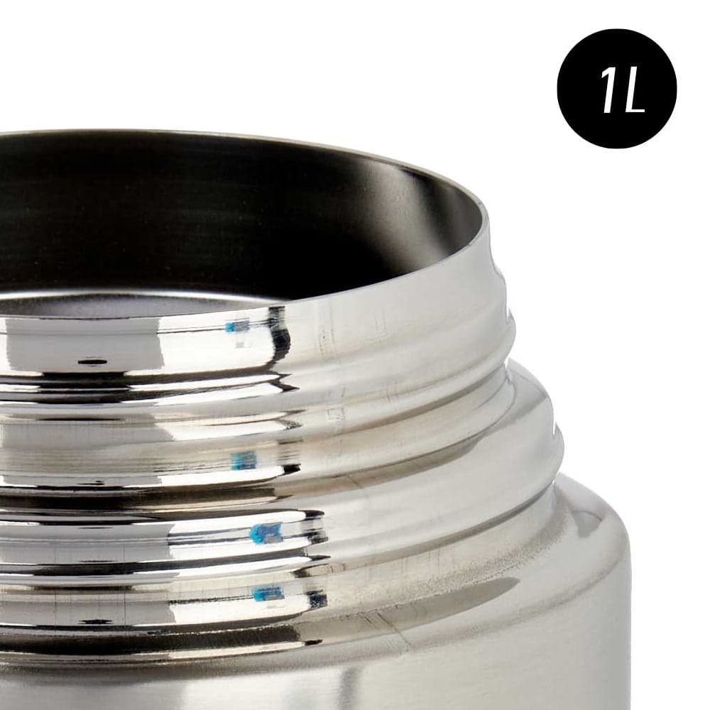 Thermos Porta Pranzo Acciaio Inox 1 Litro con Maniglia Tappo a Vite e Valvola in Barattoli per alimenti isolati Danyx - Casoria, commercioVirtuoso.it