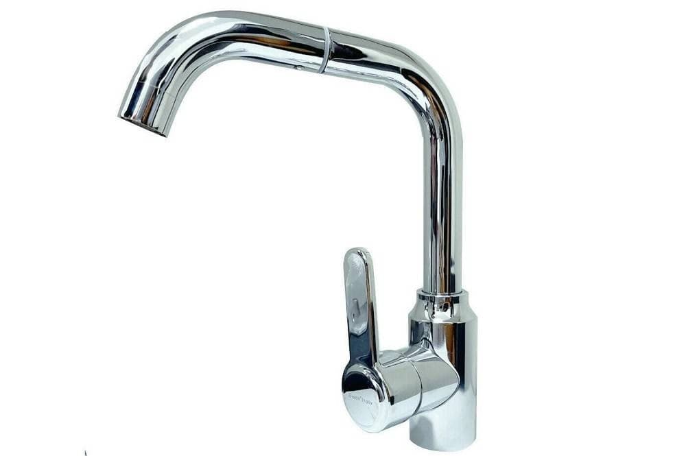 RUBINETTO MISCELATORE MONOCOMANDO LAVELLO CUCINA CANNA ALTA ROTANTE CROMATO 8702 in Rubinetti per lavelli da cucina Trade Shop italia - Napoli, commercioVirtuoso.it