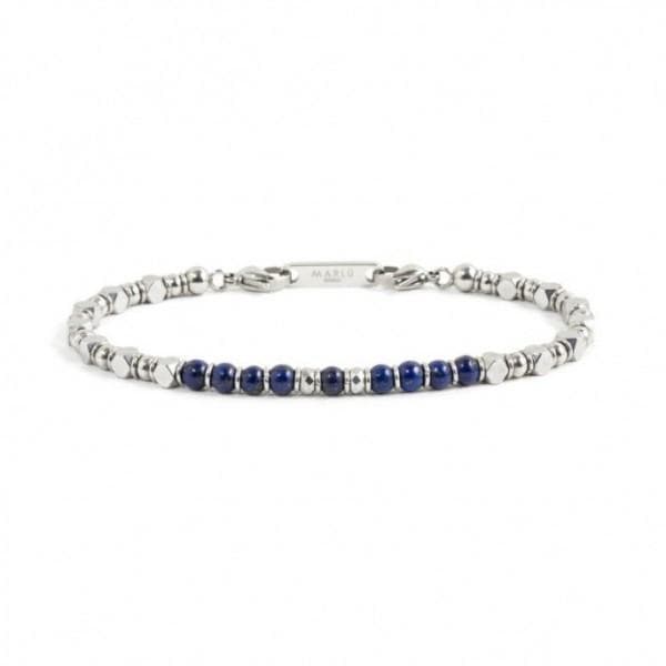 Marlù BRACCIALE ACCIAIO PIETRE EMATITE E LAPIS