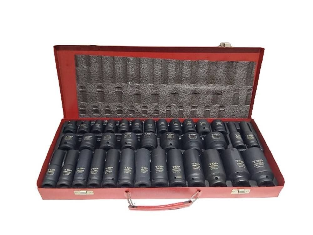 SET 35PZ BUSSOLE BOCCOLE ESAGONALI PER PISTOLA AVVITATORE PNEUMATICO 1/2" 8-32MM in Tasselli a vite prigioniera Trade Shop italia - Napoli, commercioVirtuoso.it